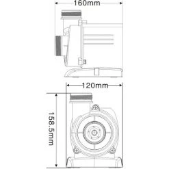 SunSun Pompe De Piscine 10000 L/h Circulation 80 W MAX-ECO CPP-10000 -Accessoire Piscine 1026500 3