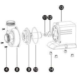 SunSun Pompe De Piscine 10000 L/h Circulation 80 W MAX-ECO CPP-10000 -Accessoire Piscine 1026500 5