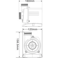 SunSun Pompe De Piscine 14000 L/h Circulation 120 W MAX-ECO CPP-14000 -Accessoire Piscine 1026502 3