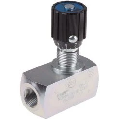 Vanne De Régulation Du Débit Hydraulique RS PRO, G 3/8, 350 Bar Bars ( Prix Pour 1 )