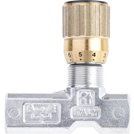 Vanne De Régulation Du Débit Hydraulique RS PRO, G 1/4, 210 Bar Bars ( Prix Pour 1 ) 3 Vanne De Régulation Du Débit Hydraulique RS PRO, G 1/4, 210 Bar Bars ( Prix Pour 1 ) – Image 3