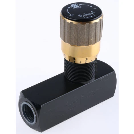 Vanne De Régulation Du Débit Hydraulique RS PRO, G 1/2 ( Prix Pour 1 ) 1 Vanne De Régulation Du Débit Hydraulique RS PRO, G 1/2 ( Prix Pour 1 )