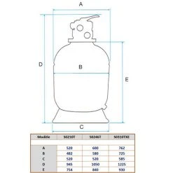 Filtre à Sable 22m3/h - S0310txe - Hayward -Accessoire Piscine 12857274 3