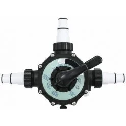 VidaXL Soupape à Multi-voies Pour Filtre à Sable ABS 1,5" 6 Voies -Accessoire Piscine 13197151 3