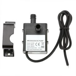 Anself Ultra-silencieux Mini DC12V 4.5W Micro Brushless Eau Pompe A Huile Aquarium Etanche Submersible Fontaine Circulating 240L / H 300cm Lift -Accessoire Piscine 13238210 3