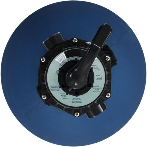 VidaXL Filtre à Sable Pour Piscine Avec Vanne 6 Positions Bleu 660 Mm 3 VidaXL Filtre à Sable Pour Piscine Avec Vanne 6 Positions Bleu 660 Mm – Image 3