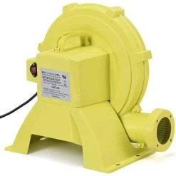 COSTWAY Pompe Gonflable De Ventilateur Electrique Avec Moteur 680W En Cuivre Et Cage En PP Pour Château Gonflable Et Arches Gonflable Jaune -Accessoire Piscine 13263521 3
