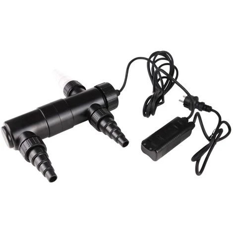 VIDAXL Dispositif De Décantation UVC 10 000 L - Noir 1 VIDAXL Dispositif De Décantation UVC 10 000 L - Noir