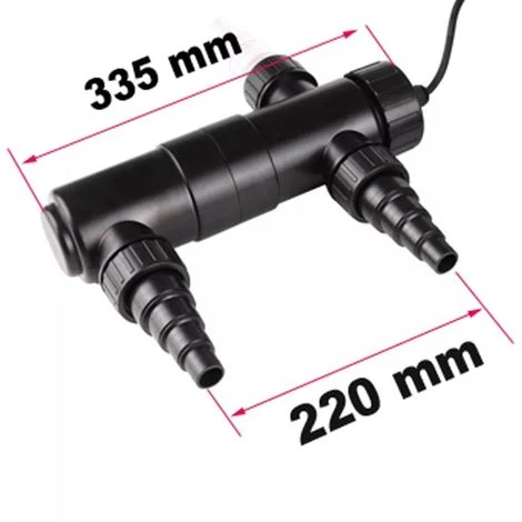 VIDAXL Dispositif De Décantation UVC 10 000 L - Noir 5 VIDAXL Dispositif De Décantation UVC 10 000 L - Noir – Image 5