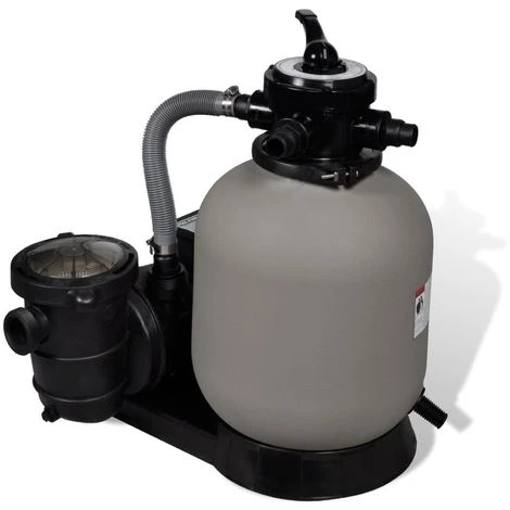 VIDAXL Pompe à Filtre à Sable 600 W 17000 L/h - Gris 1 VIDAXL Pompe à Filtre à Sable 600 W 17000 L/h - Gris