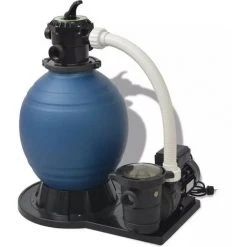 VIDAXL Pompe De Filtration à Sable 1000 W 16800 L/h - Bleu -Accessoire Piscine 14282357 3