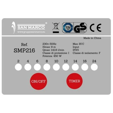 SAN MARCO Filtre � Sable 8,5 M3/H Minuteur Et Aqualoon 4 SAN MARCO Filtre � Sable 8,5 M3/H Minuteur Et Aqualoon – Image 4