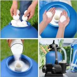 MONZANA Pompe Filtre à Sable Max. 9.960 L/h Avec Pré-filtre XXL Piscine Nettoyage Eau -Accessoire Piscine 18476986 4