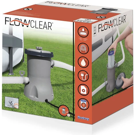 Pompe à Filtre 2.006 L/h - Pisicne Bestway Filtration - Pompe + Cartouche Incluse 4 Pompe à Filtre 2.006 L/h - Pisicne Bestway Filtration - Pompe + Cartouche Incluse – Image 4