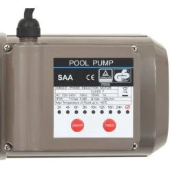 ASUPERMALL Pompe De Piscine Avec Minuterie Noir 0,25 CH 8000 L / H -Accessoire Piscine 18813004 3