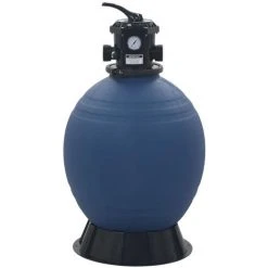 ASUPERMALL Filtre A Sable Pour Piscine Avec Vanne 6 Positions Bleu 560 Mm -Accessoire Piscine 18813013 5