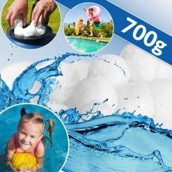MONZANA Boules De Filtration Pour Filtre à Sable 700g Filtration Piscine Lavable Balle Filtrante Recyclable 5 Cm Nettoyage Bassin -Accessoire Piscine 19304227 3