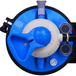 YOUTHUP Pompe De Filtration à Sable Avec Minuterie 450 W 25 L Filtration De Piscine - Bleu Et Noir 9 YOUTHUP Pompe De Filtration à Sable Avec Minuterie 450 W 25 L Filtration De Piscine - Bleu Et Noir -Accessoire Piscine 19883207 5