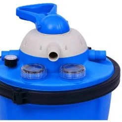 YOUTHUP Pompe De Filtration à Sable Avec Minuterie 550 W 50 L Filtration De Piscine - Bleu Et Noir -Accessoire Piscine 19883208 5
