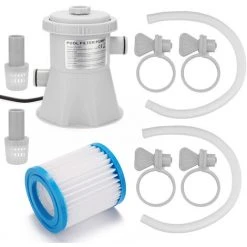 ASUPERMALL Electrique Piscine Filtre Pompe Reutilisable Pratique Piscine Filtre Purificateur Eau Facile A Installer -Accessoire Piscine 23396799 5