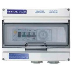 ASTRALPOOL Coffret électrique Pour Piscine Hors Sol Avec Différentiel 30 MA - 2 Prises