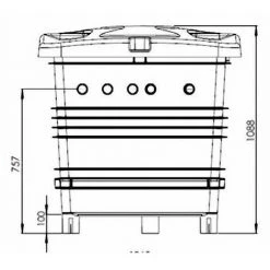 ASTRALPOOL Local Technique Enterré RAMSES II - Filtre Ø 550 Mm - Pompe 1 CV -Accessoire Piscine 25647445 3