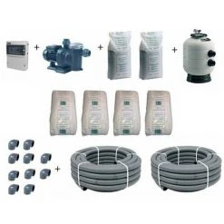 ASTRALPOOL Kit De Filtration Pour Piscine Avec Bassin De 8 X 4 M Jusqu'à 60 M3