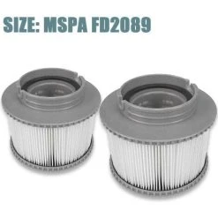 DEVENIRRICHE Cartouches De Filtre De Piscine, Filtre Cartouches De Rechange De Filtre MSpa Pour Baignoire, Spa, Piscine (2pcs) -Accessoire Piscine 26012155 2