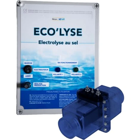 BYPISCINE Électrolyseur Au Sel Pour Piscine So Salt Eco Lyse 40 1 BYPISCINE Électrolyseur Au Sel Pour Piscine So Salt Eco Lyse 40