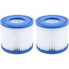 LITZEE Lot De 2 Cartouche De Rechange Pour Filtre Bestway Cartouche Filtrante VI Pour Lay-Z-Spa Miami, Vegas, Monaco