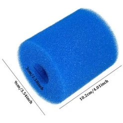 HAPPYSHOPPING Filtre De Piscine, Eponge De Filtre En Mousse De Nettoyage De Piscine Eponge Bleue 93 * 30 * 102 MM -Accessoire Piscine 28566549 3