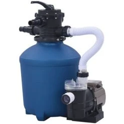 TRUE DEAL Pompe Filtrante à Sable Avec Minuterie 530 W 10980 L/h