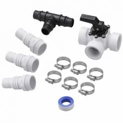 MONZANA Kit De Dérivation 12 Pièces Bypass Piscine Pompe Filtration Chaleur Solaire