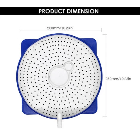 Drain De Couverture De Piscine KKmoon (neutre) Raccords De Vidange De Piscine K-213 Avec Tuyau De 15 Pieds Et Pompe A Siphon 2 Drain De Couverture De Piscine KKmoon (neutre) Raccords De Vidange De Piscine K-213 Avec Tuyau De 15 Pieds Et Pompe A Siphon – Image 2