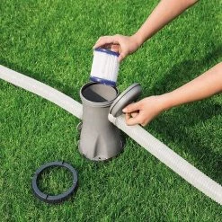 BEARSU Cartouches Filtrantes Pour Piscine Pour Bestway VI Pour Lay-Z-Spa Miami, Lot De 4 Filtres, Cartouche Filtrante Filtre De Nettoyage De Piscine -Accessoire Piscine 31607621 4