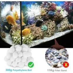 BEARSU Boules De Filtre De Piscine 300g, Balles Filtrantes, Média Filtre à Fibres Pour Piscine Filtres à Sable Filtrage De L'eau, Alternative Pour 10.7 Kg De Sable Filtrant, Filtre Pour Piscine -Accessoire Piscine 31608214 4