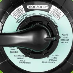 MONZANA Pompe Filtre à Sable 9.960 L/h Système Filtration Piscine Boules Filtrantes 700g -Accessoire Piscine 32166624 4