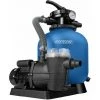 MONZANA Pompe Filtre à Sable 11.000 L/h Verre Filtrant 25 Kg Système Filtration Piscine