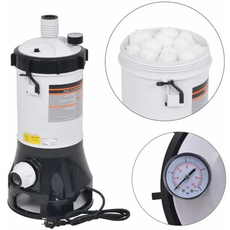 TRUE DEAL Pompe Filtrante De Piscine Intex Bestway 185 W 4,4 M³/h 1 TRUE DEAL Pompe Filtrante De Piscine Intex Bestway 185 W 4,4 M³/h