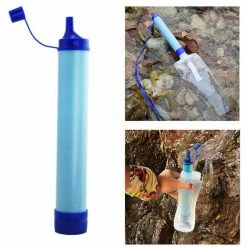 MERKMAK Purificateur D'Eau Exterieur Camping Randonnee Urgence Vie Survie Portable Filtre Purificateur D'Eau