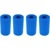 LangRay Mousse De Filtre De Piscine, Filtre Piscine Lavable Reutilisable, 4 Pièces Éponge Filtrante Type A, Filtre De Piscine En Mousse, Outil De Nettoyage De Mousse De Cartouche Pour (20x10 Cm, Bleu)