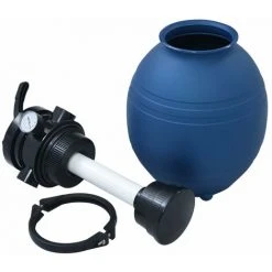 ASUPERMALL Filtre A Sable Pour Piscine Avec Vanne 4 Positions Bleu 300 Mm -Accessoire Piscine 34552710 4