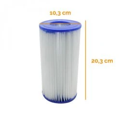 Cartouche De Filtration Pour Pompe De Piscine - Type III - A/C - Linxor - Blanc 3 Cartouche De Filtration Pour Pompe De Piscine - Type III - A/C - Linxor - Blanc -Accessoire Piscine 36011696 2