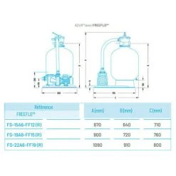 PENTAIR WATER Groupe De Filtration Azur Pentair 6 M³/h Pour Piscines Jusqu'à 30 M³ 8 PENTAIR WATER Groupe De Filtration Azur Pentair 6 M³/h Pour Piscines Jusqu'à 30 M³ -Accessoire Piscine 36717186 4