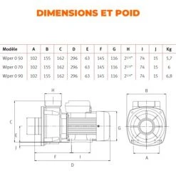 WIPER0 90M ESPA BOMBA PISCINA / SPA / FUENTES Y JUEGOS DE AGUA -Accessoire Piscine 36767063 3