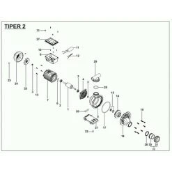 ESPA Bomba Spa Spa O Piscina Pequeña TIPER2 125M 1,25HP 22m3 / H -Accessoire Piscine 36767067 4