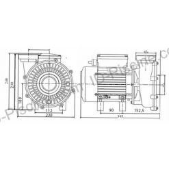 VIPOOL Pompe De Filtration SOLUBLOC 2V Bi-Vitesse Compatible Desjoyaux® PBI Bi-vitesse -Accessoire Piscine 3699260 2