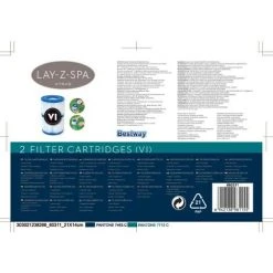 LONGZIMING Cartouches De Filtre De Piscine, Blanc -Accessoire Piscine 37312179 5