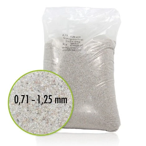QUARZWERKE GMBH 25 Kg De Sable De Quartz Pour Filtre De Sable 0,7 - 1,25 Mm 1 QUARZWERKE GMBH 25 Kg De Sable De Quartz Pour Filtre De Sable 0,7 - 1,25 Mm