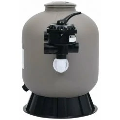 HAPPYSHOPPING Filtre A Sable Pour Piscine Avec Vanne A 6 Voies Gris -Accessoire Piscine 40435841 3